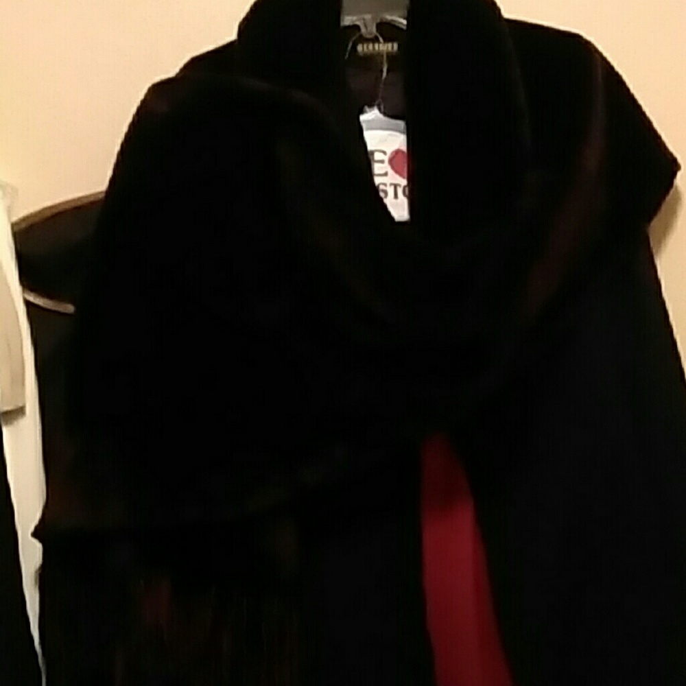 Burberry Fur-Lined Wrap